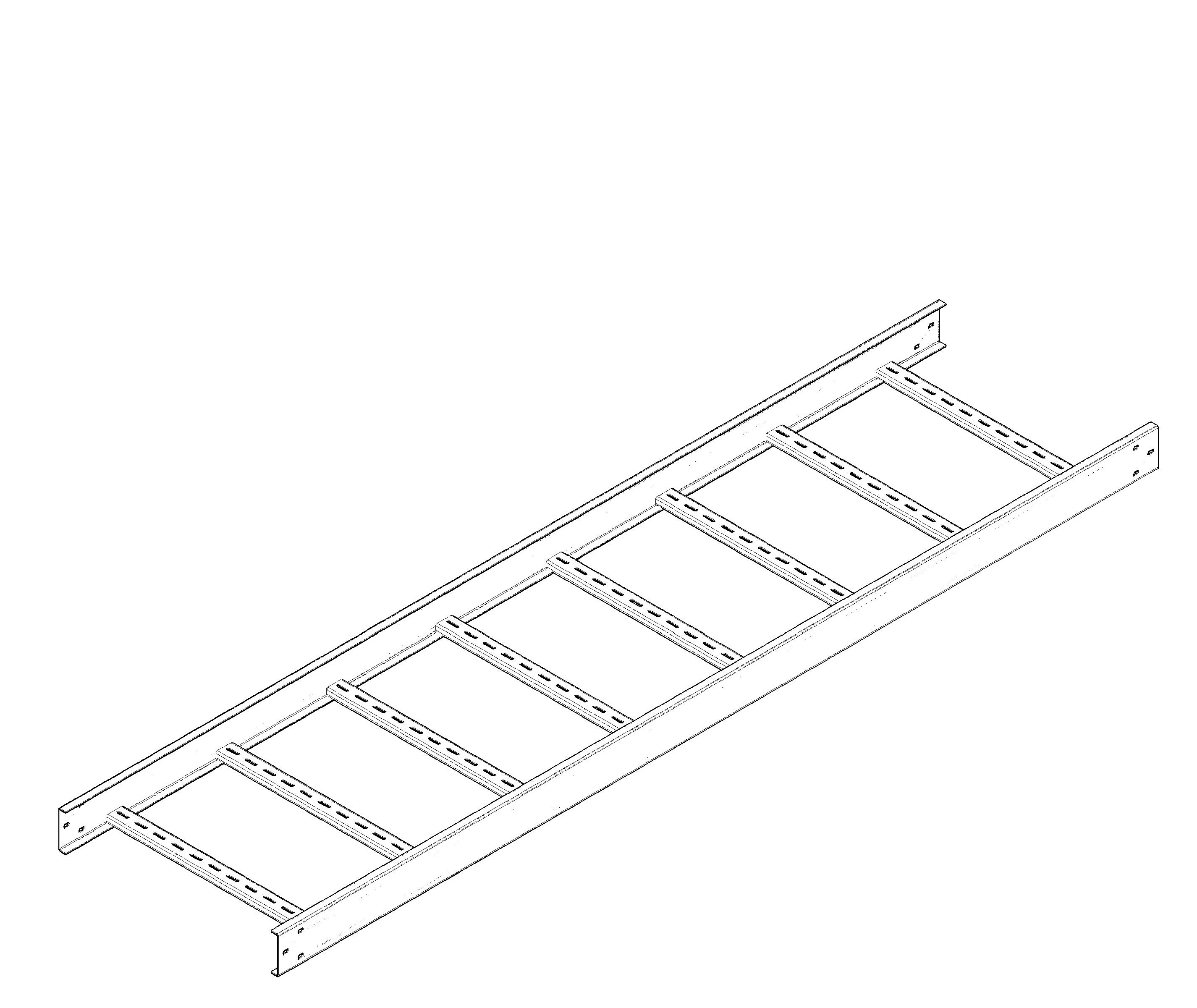 hình ảnh thang cáp sơn tĩnh điện
