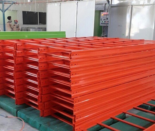 thang cáp sơn tĩnh điện màu cam