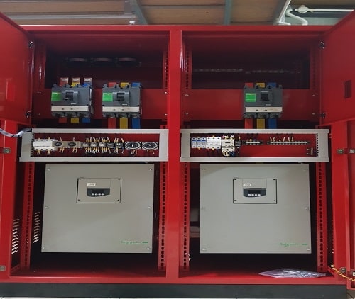 tủ điều khiển bơm sơn hà