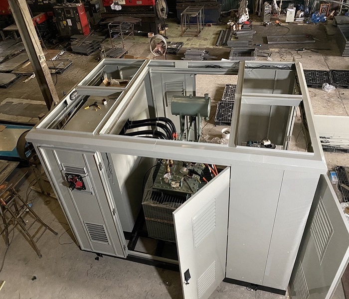 cấu tạo vỏ trạm kiosk