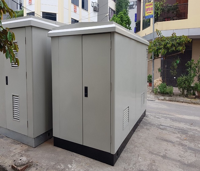 cấu tạo Vỏ trạm kiosk