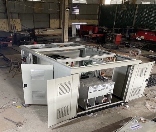 cấu tạo vỏ trạm kiosk sơn tĩnh điện