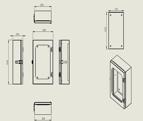 cấu tạo vỏ tủ điện