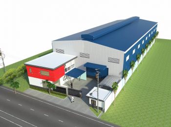 Mô hình ảnh 3D nhà máy Sơn Hà